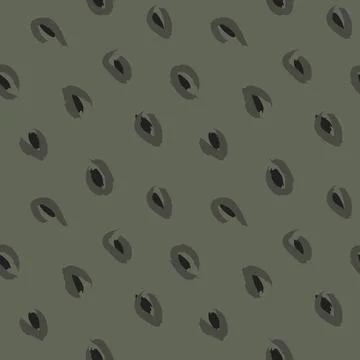 Green Animal Leopard Seamless Pattern Background Stock Illustration