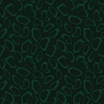 Green Animal Leopard Seamless Pattern Background Stock Illustration