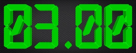 Green Animated Digital Text Stock Footage 106038312