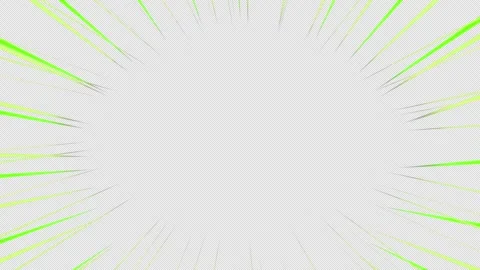 Green Anime Action Speed Lines Motion Graphic Stock Footage 340179483