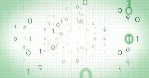 Green antivirus binary code zooming through cyberspace Stock Footage 80470413