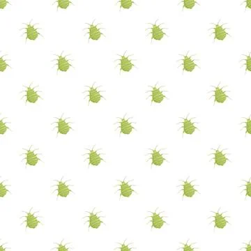 Green aphids insect pest seamless pattern 스톡 일러스트