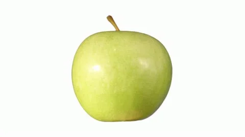 GREEN APPLE-2 seamless loop with alpha channel Stockbeeldmateriaal 14718406