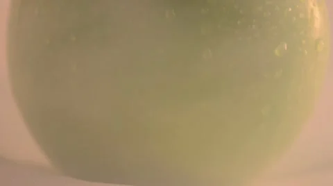 Green Apple Crane Up Video stock 21846099