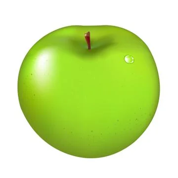 Green apple Stock Illustration