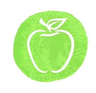 Green apple Stock Illustration