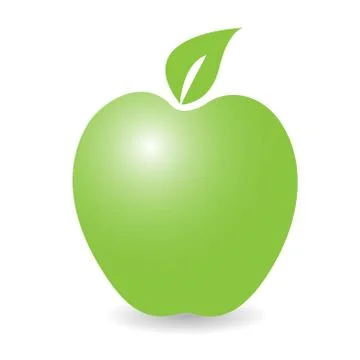 Green apple Stock Illustration