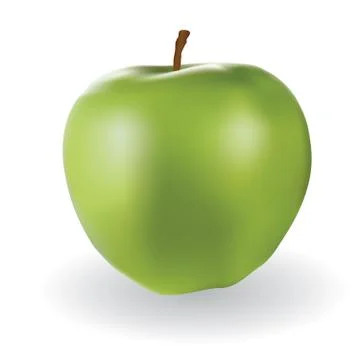 Green apple Stock Illustration