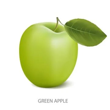 Green apple Stock Illustration