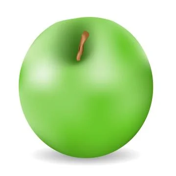 Green apple Stock Illustration