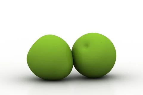 Green apple Free Stock Illustration