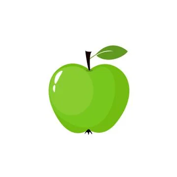 Green apple Stock Illustration