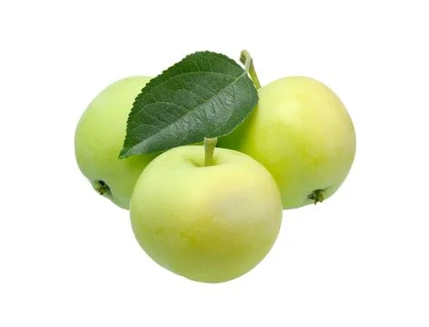Green apple isolated. Stock Photos