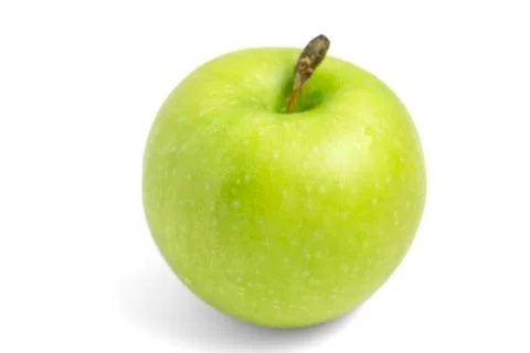 Green apple isolated on white background. Stock Photos