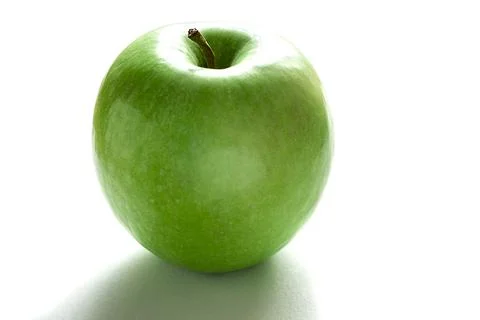 Green apple isolated on a white background Stock Photos