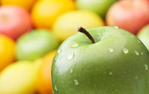 Green apple Stock Photos