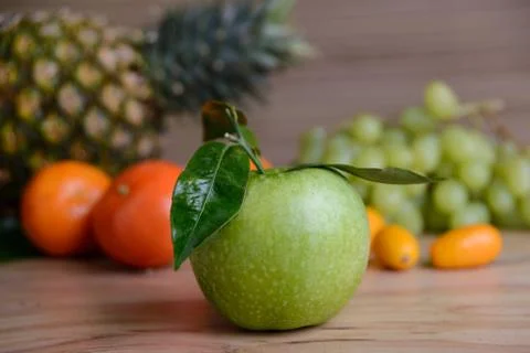 Green apple Stock Photos