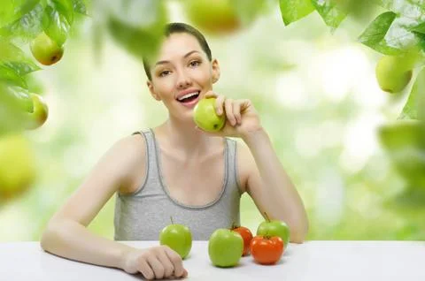 Green apple Stock Photos