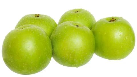 Green apple stack Foto stock
