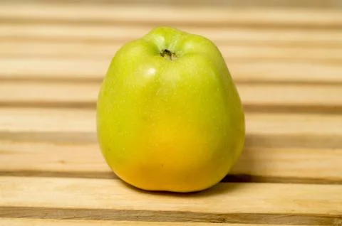 Green Apple on the table. Stock Photos