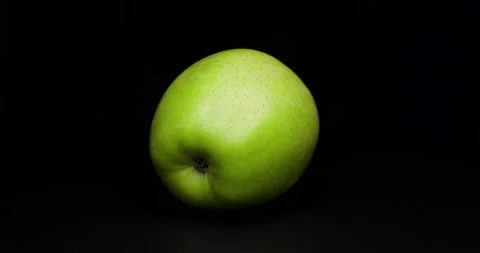 Green Apple turns Stock Footage 203865183