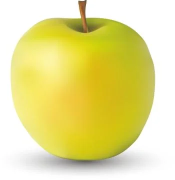 Green apple vector Illustrazione stock