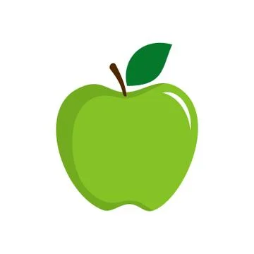 Green Apple vector logo template Illustration Design. Vector EPS 10. Stock Illustration