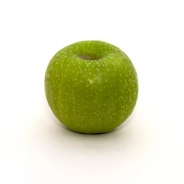 Green Apple on a white background Фото