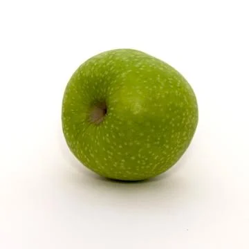 Green Apple on a white background Фото