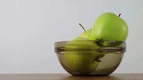 Green apples Stock Footage 142392989
