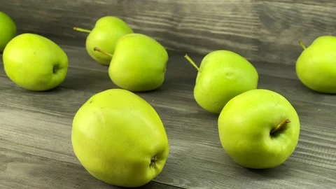 Green apples Stock Footage 148231005