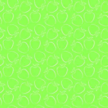 Green apples Stock Illustration