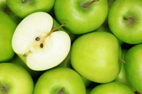 Green apples Stock Photos