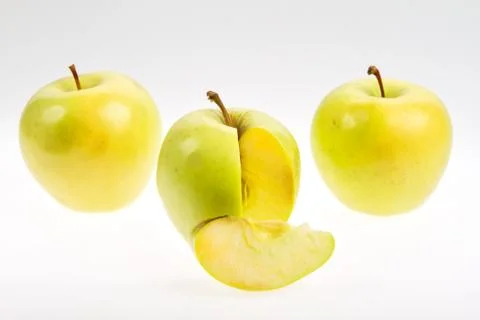 Green apples Stock Photos