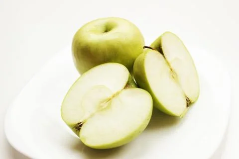 Green apples Stock Photos