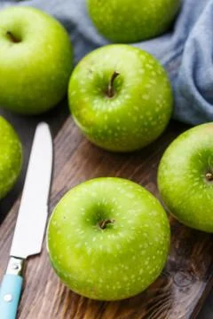 Green apples Stock Photos