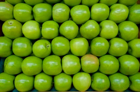 Green apples Stock Photos
