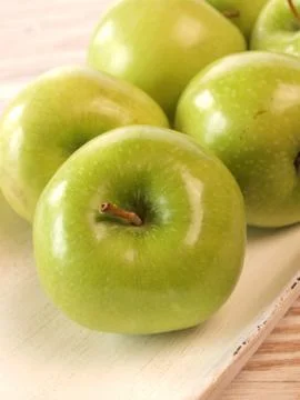 Green apples Stock Photos