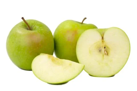 Green apples Stock Photos