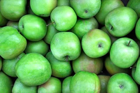 Green apples Stock Photos