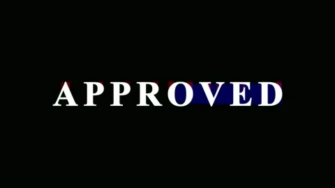 Green Approved Stamp appearing on black background with multiple instances .. Stock Footage 344291160