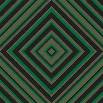Green Argyle Diagonal Stripes seamless pattern background Stock Illustration