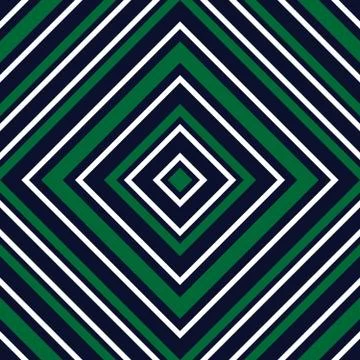 Green Argyle Diagonal Stripes seamless pattern background Stock Illustration