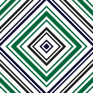 Green Argyle Diagonal Stripes seamless pattern background 스톡 일러스트