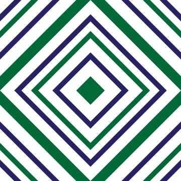 Green Argyle Diagonal Stripes seamless pattern background Stock Illustration