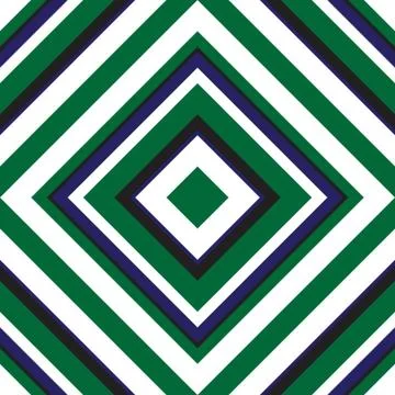Green Argyle Diagonal Stripes seamless pattern background Stock Illustration