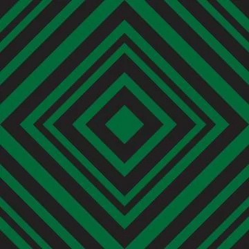 Green Argyle Diagonal Stripes seamless pattern background Stock Illustration