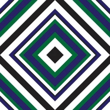 Green Argyle Diagonal Stripes seamless pattern background Stock Illustration