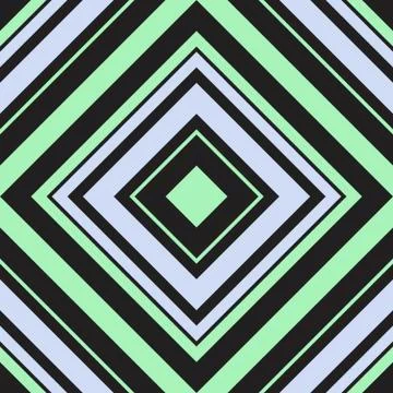 Green Argyle Diagonal Stripes seamless pattern background Stock Illustration