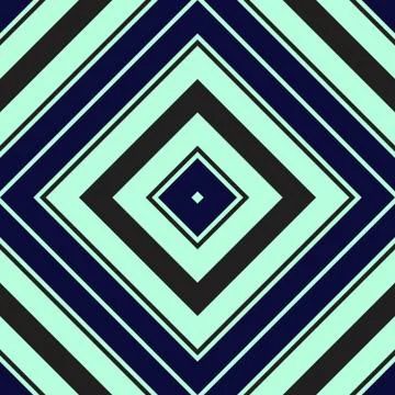 Green Argyle Diagonal Stripes seamless pattern background Stock Illustration